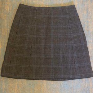 Aritzia Babaton Modern Check Mini Skirt Size 8